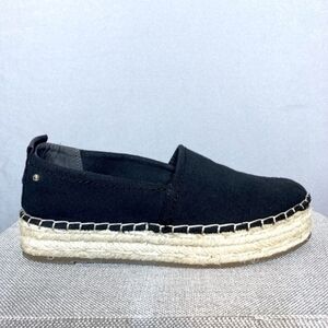 Sam Edelman Black Espadrille Slip-Ons